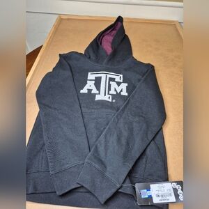 Kids Black Texas A&M Logo Hoodie